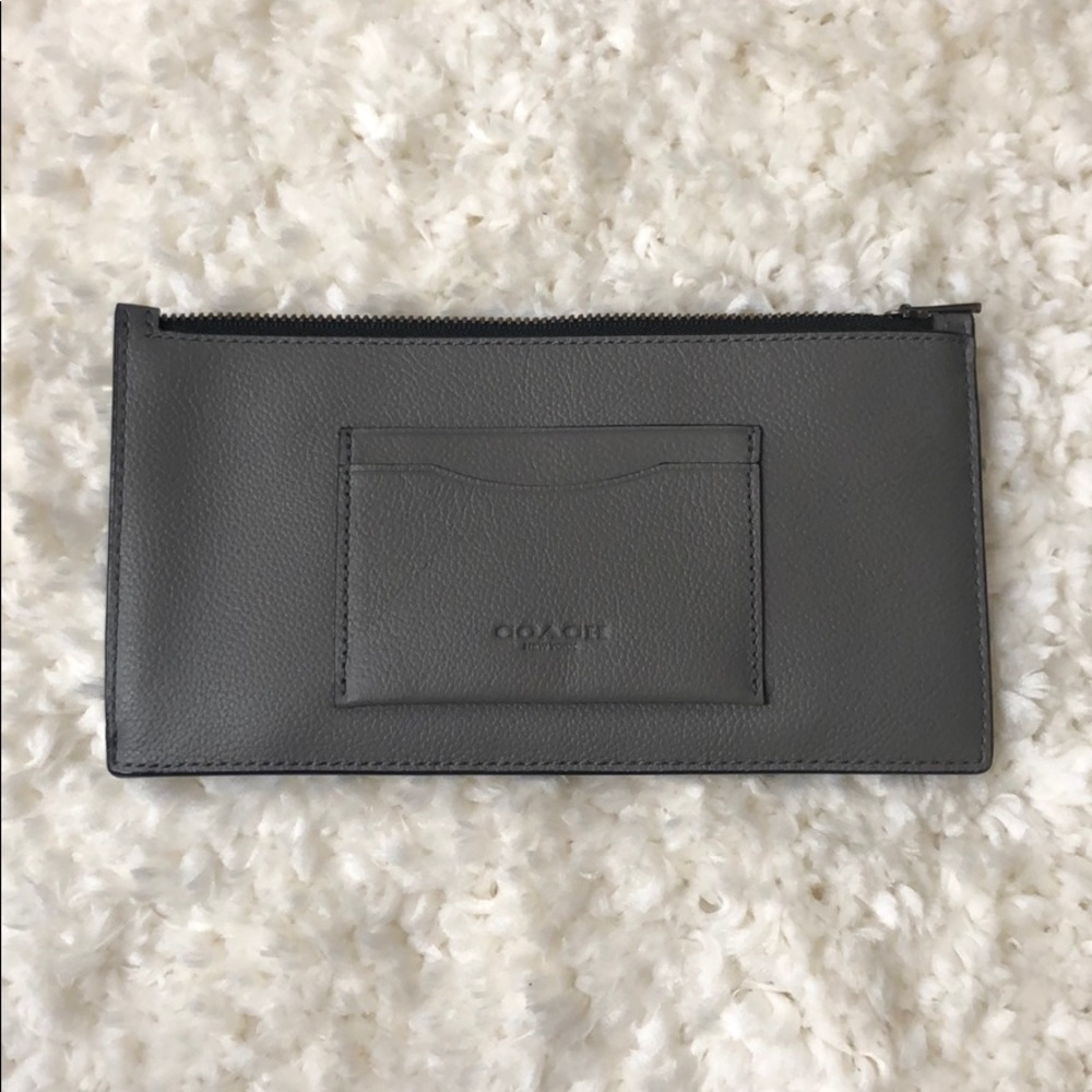 Gray Coach Wallet